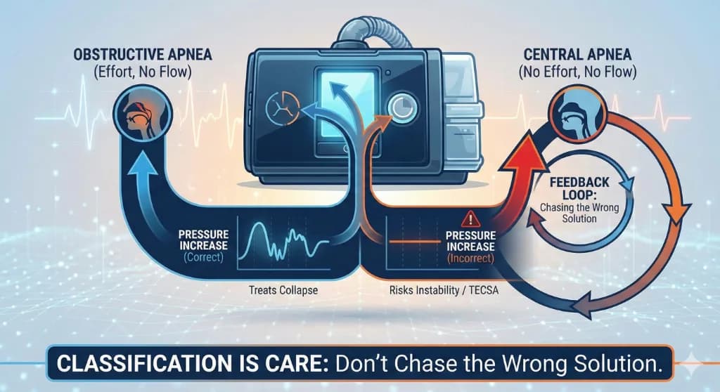 CPAP Cihazları Neden Santral ve Obstrüktif Apneleri Ayırt Etmeli