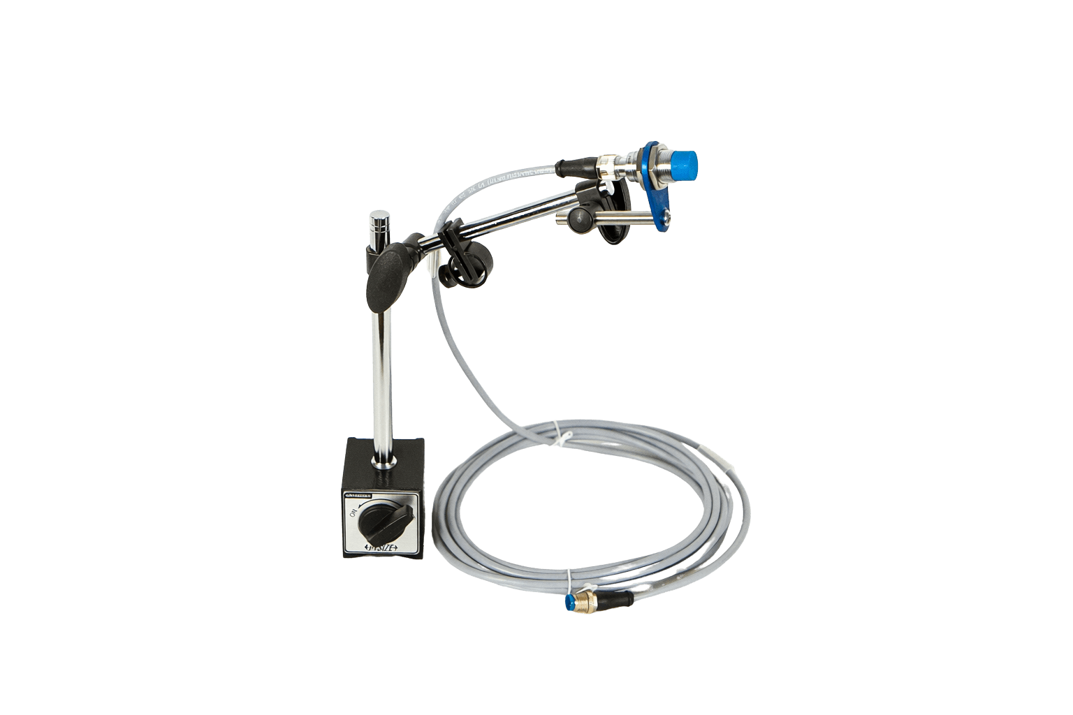 Döner fırında eksantriklik ölçümü için indüktif sensör kurulumu